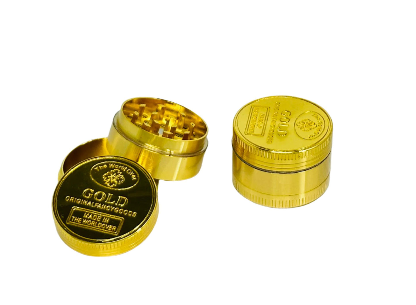 ME012 Gold 3-Part Grinder