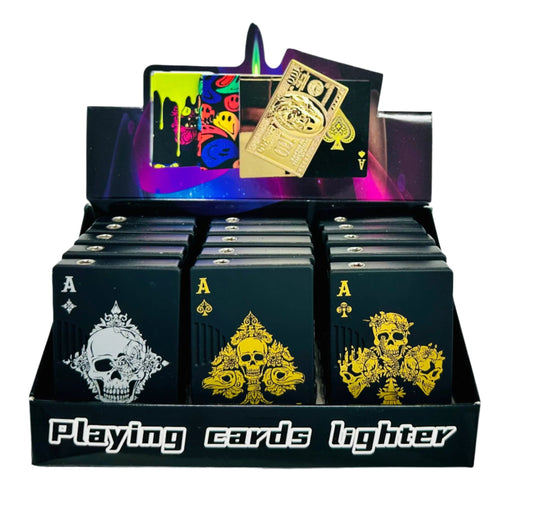 Techno Torch playing card lighters 15ct