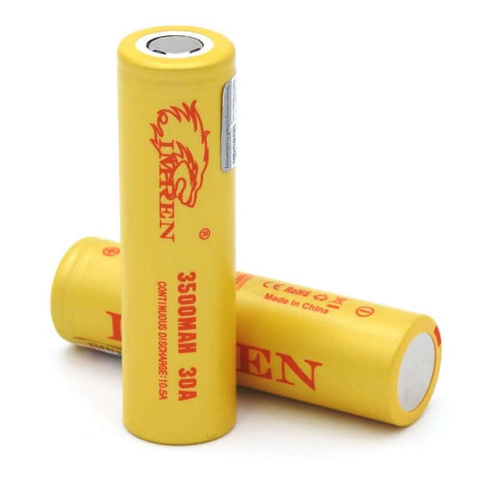 Imren 3500mah 30A max Yellow 2ct