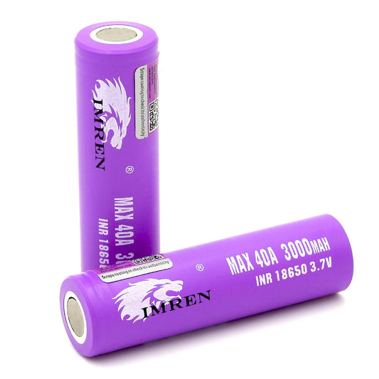 Imren 3000mah 40A Purple 2ct