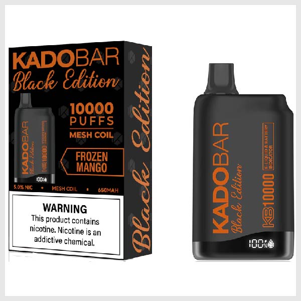 Kado Bar 10,000 puffs Black Edition 5ct