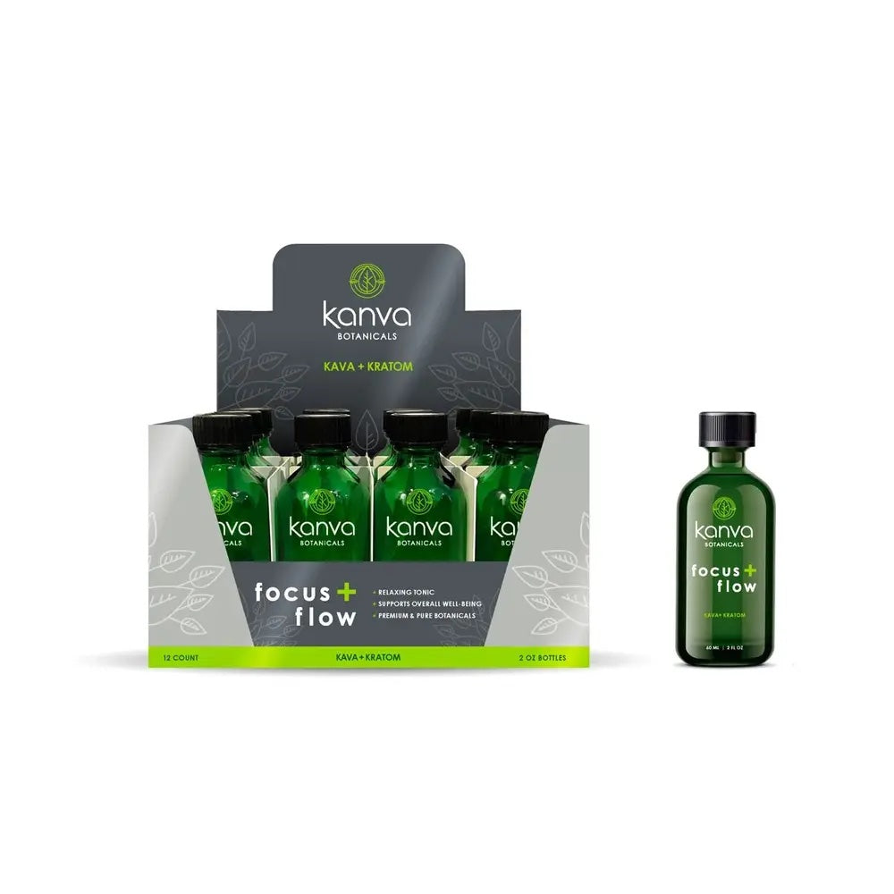 Kanva Botanicals Kava+Kratom Shots 12ct