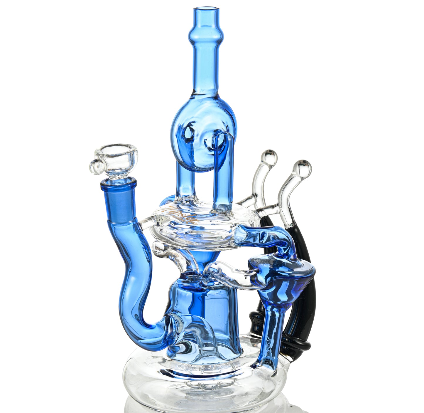 ML003 Large Double Cylinder Recycler 10" Waterpipe