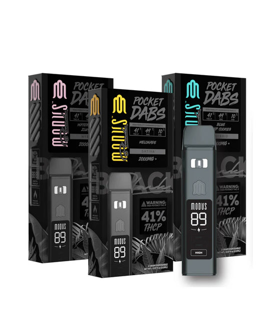 Modus Black Pocket Dabs 2gm Thcp Disposable 5ct