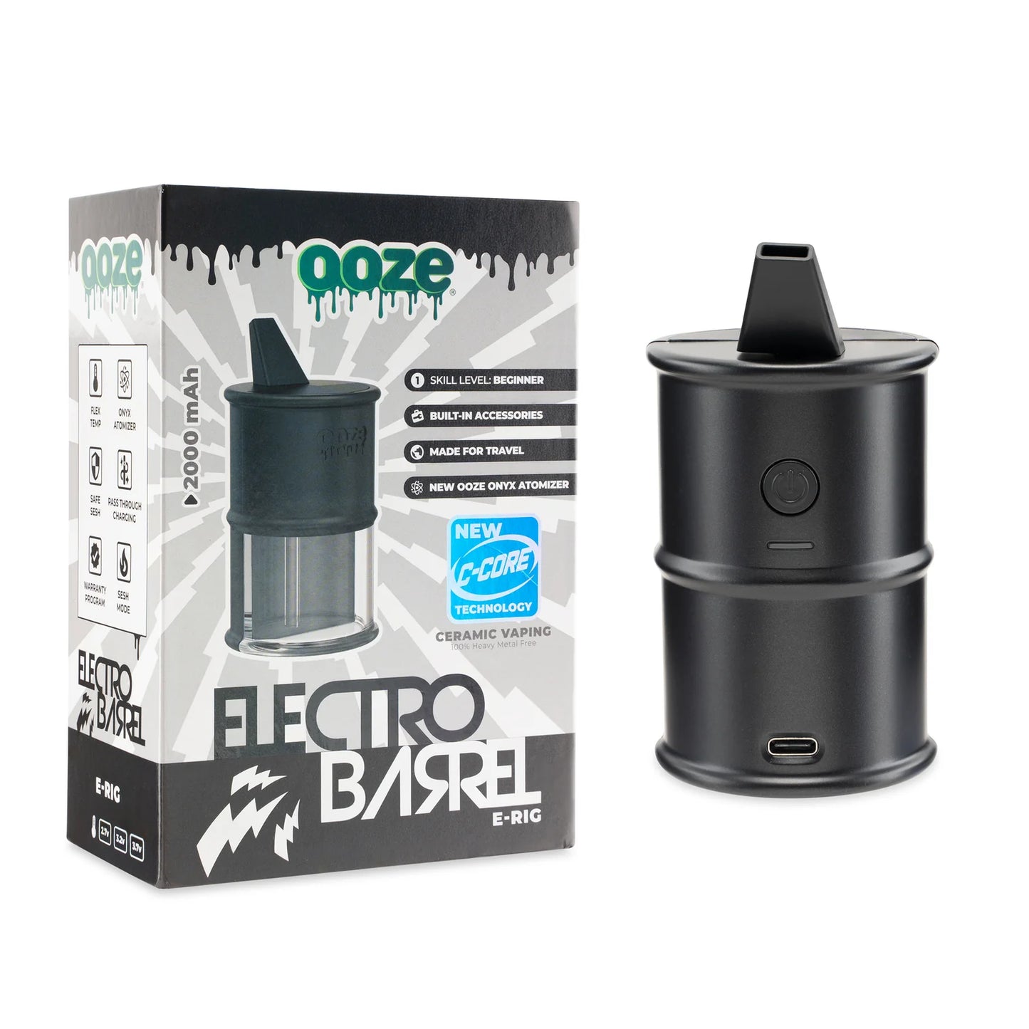 Ooze Electro Barrel E-Rig 2000 mAh