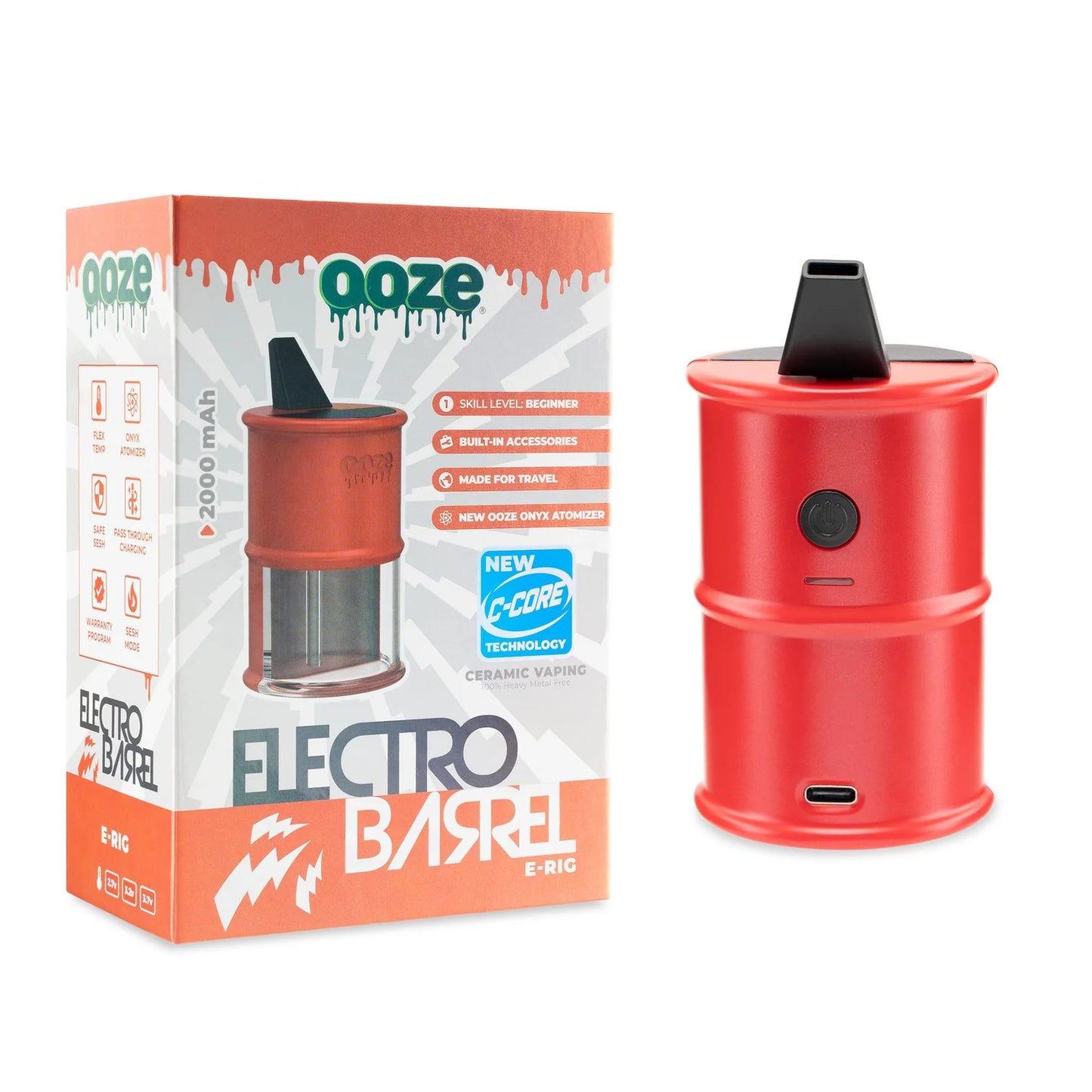 Ooze Electro Barrel E-Rig 2000 mAh