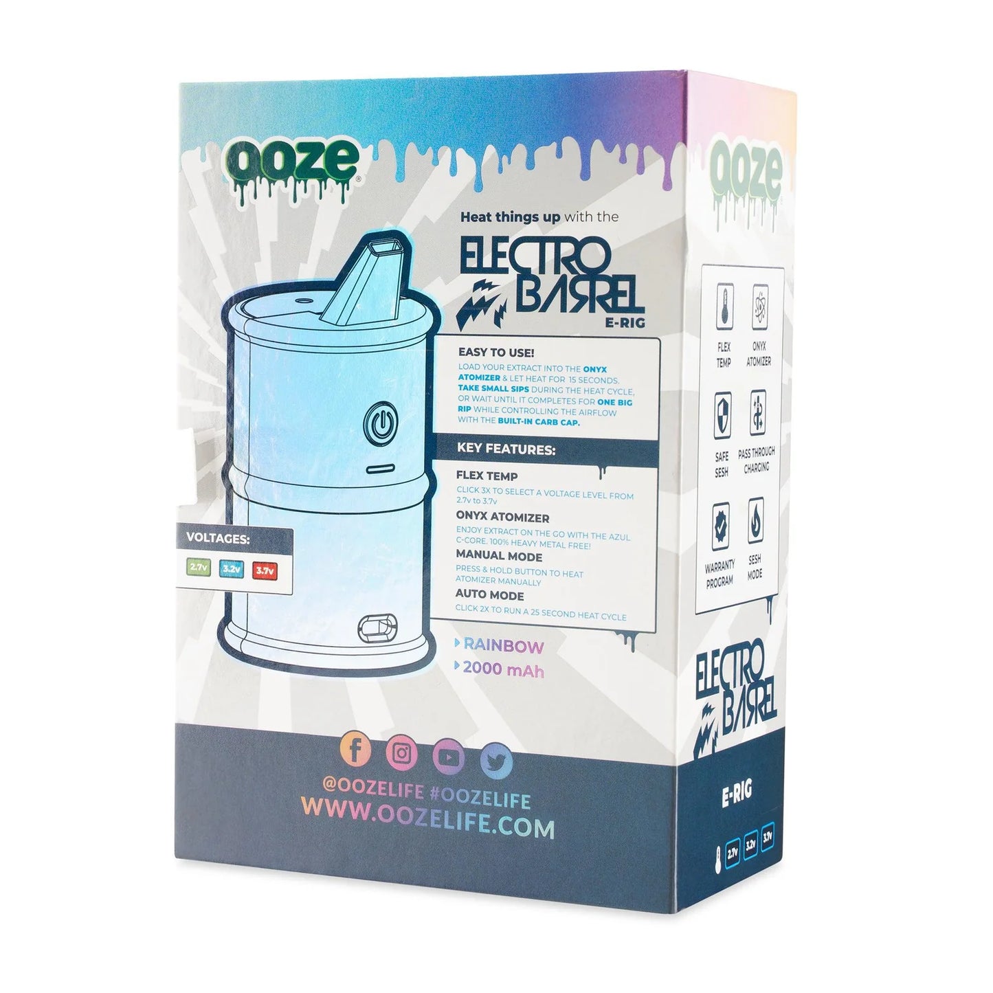 Ooze Electro Barrel E-Rig 2000 mAh