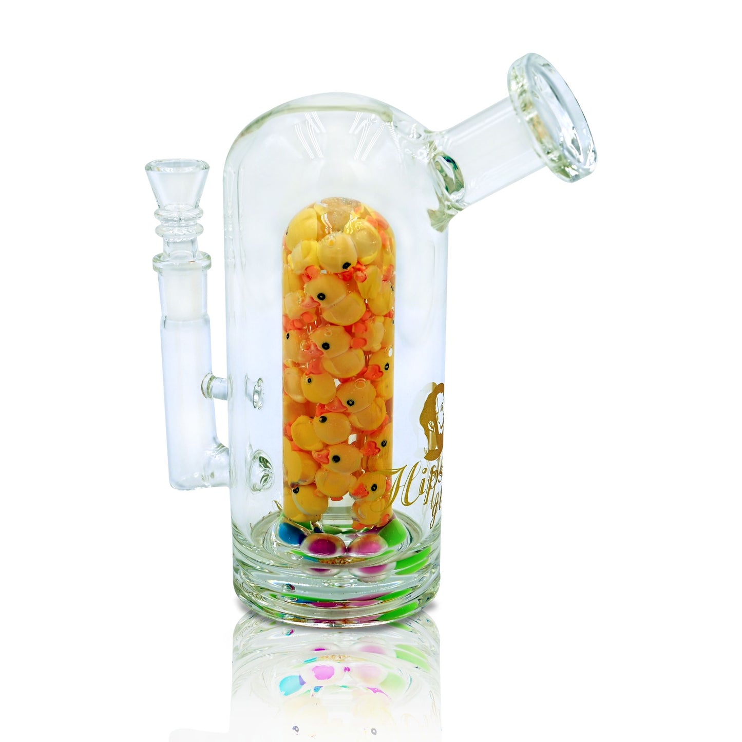 YX013 Glycerin Duck Filled Bubbler