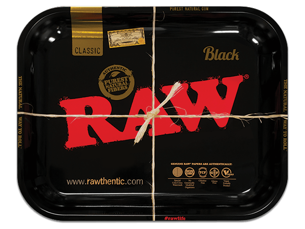 Raw Metal Rolling Tray Large | All Designs