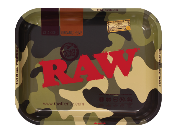 Raw Metal Rolling Tray Large | All Designs