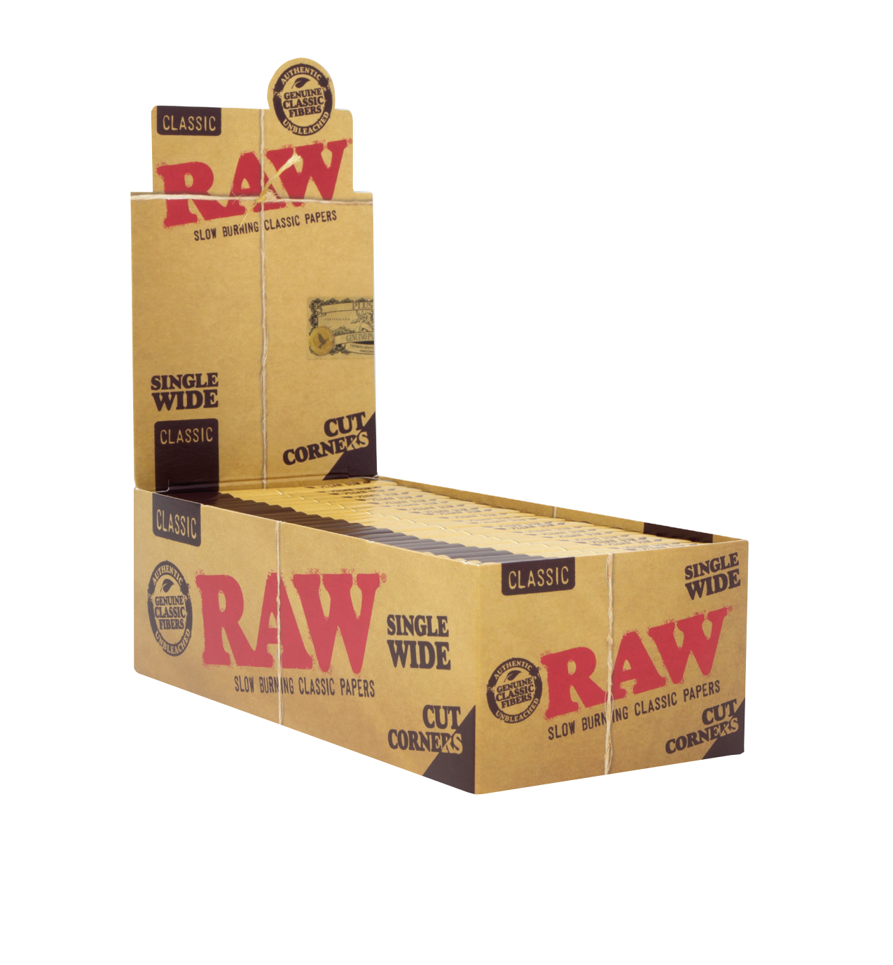 RAW Classic Rolling Paper Single Wide 25pk