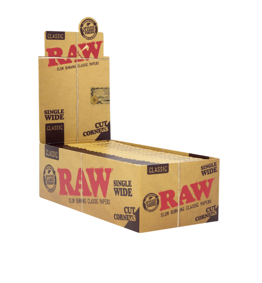 RAW Classic Rolling Paper Single Wide 25pk