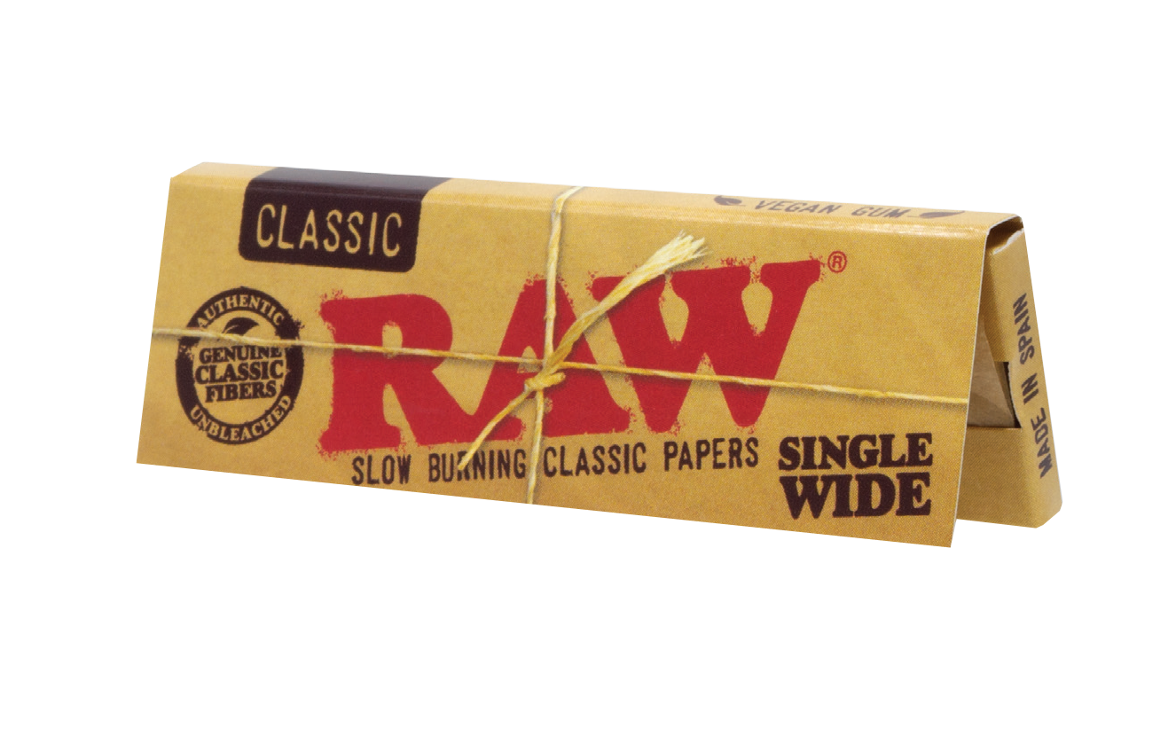 RAW Classic Rolling Paper Single Wide 25pk