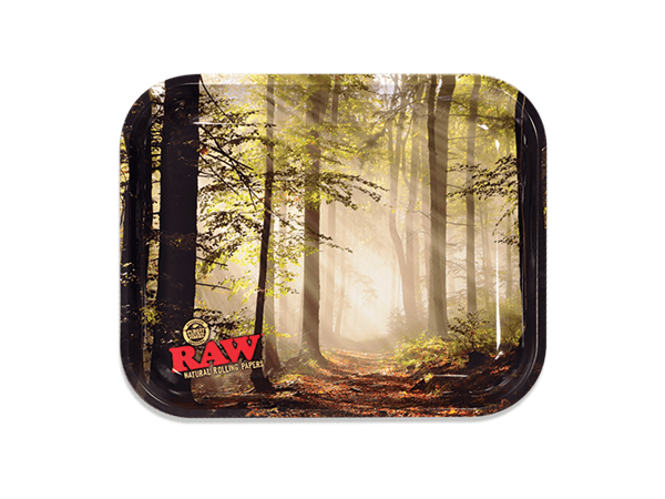 Raw Metal Rolling Tray Large | All Designs