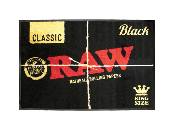 RAW Black Floor Mat