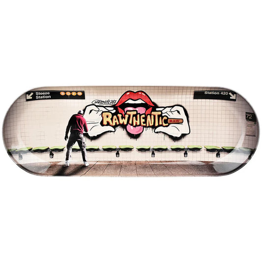 Raw Authentic Skateboard Rolling Tray