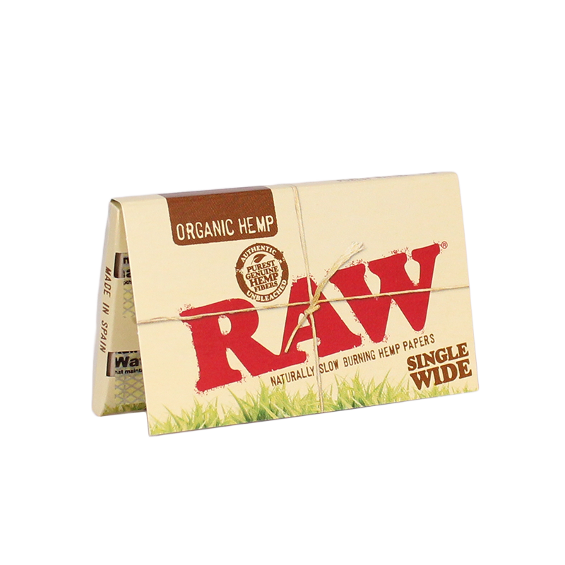 Raw Organic Hemp Rolling Paper Single Wide