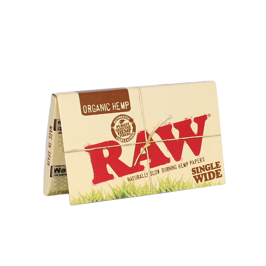 Raw Organic Hemp Rolling Paper Single Wide