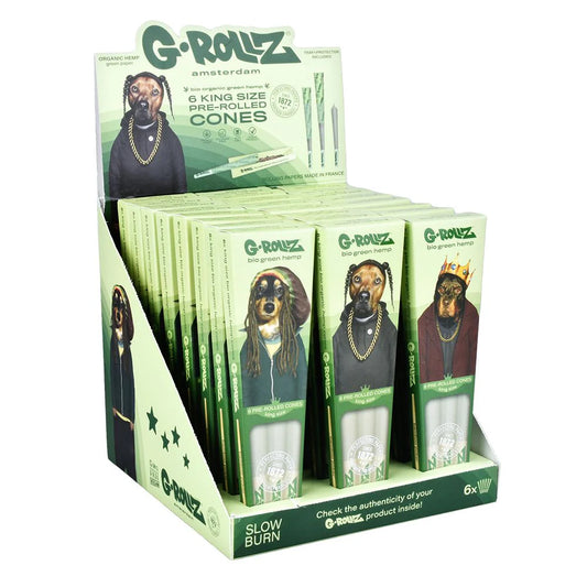 G-Rollz Bio Organic Hemp 6x KS Cones 24pk