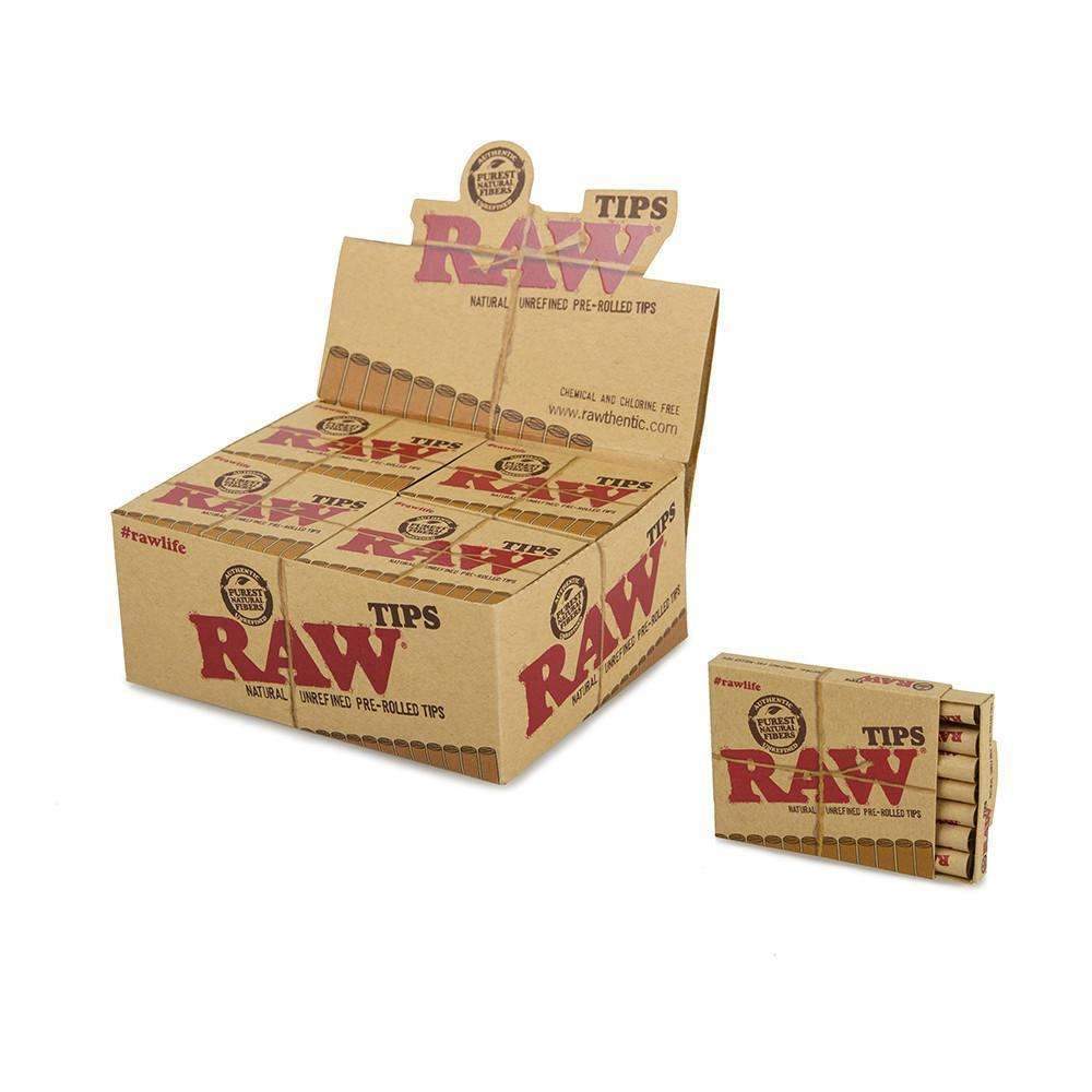 Raw Pre-rolled Tips 21pk 20ct