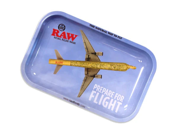 RAW Metal Rolling Tray Small | All Designs