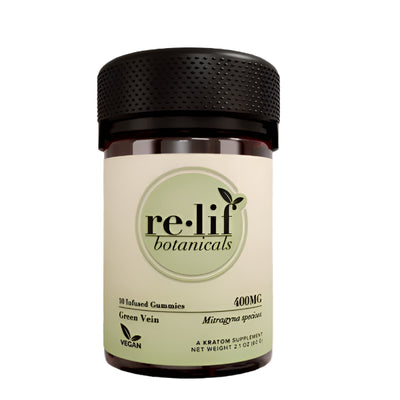Relif by Mellow Fellow Kratom Gummy Jar 40mg 10ct