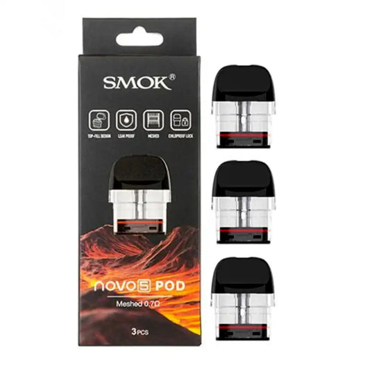 Smok Novo 5 Meshed 0.7Ω Pods 3pk