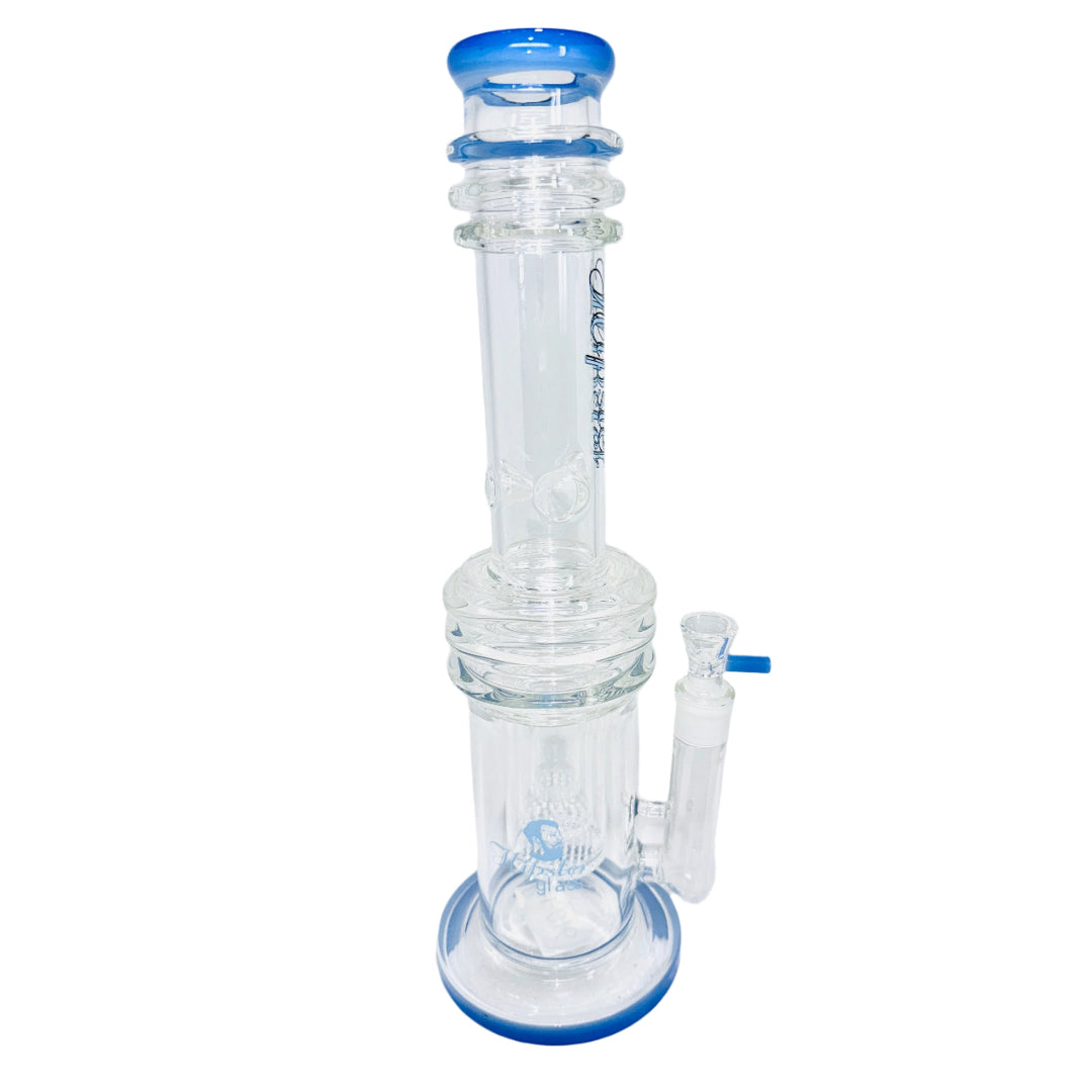 PH016 Triple Layer Honeycomb Waterpipe 17"