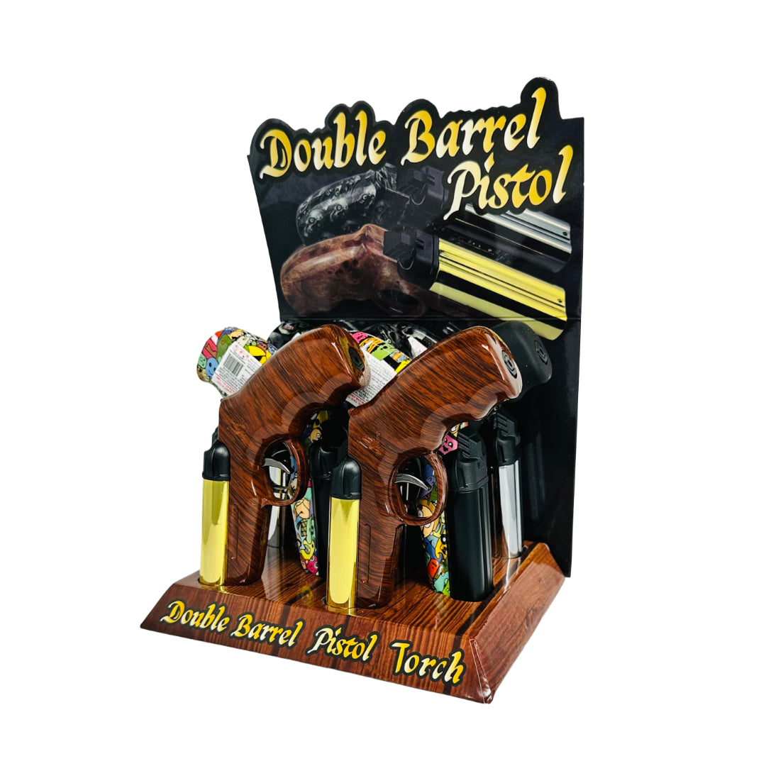 Double Barrel Shotgun Lighter 8ct #19024