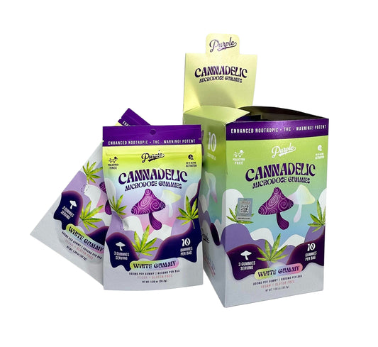Purple Cannadelic Microdose Gummies Per pc