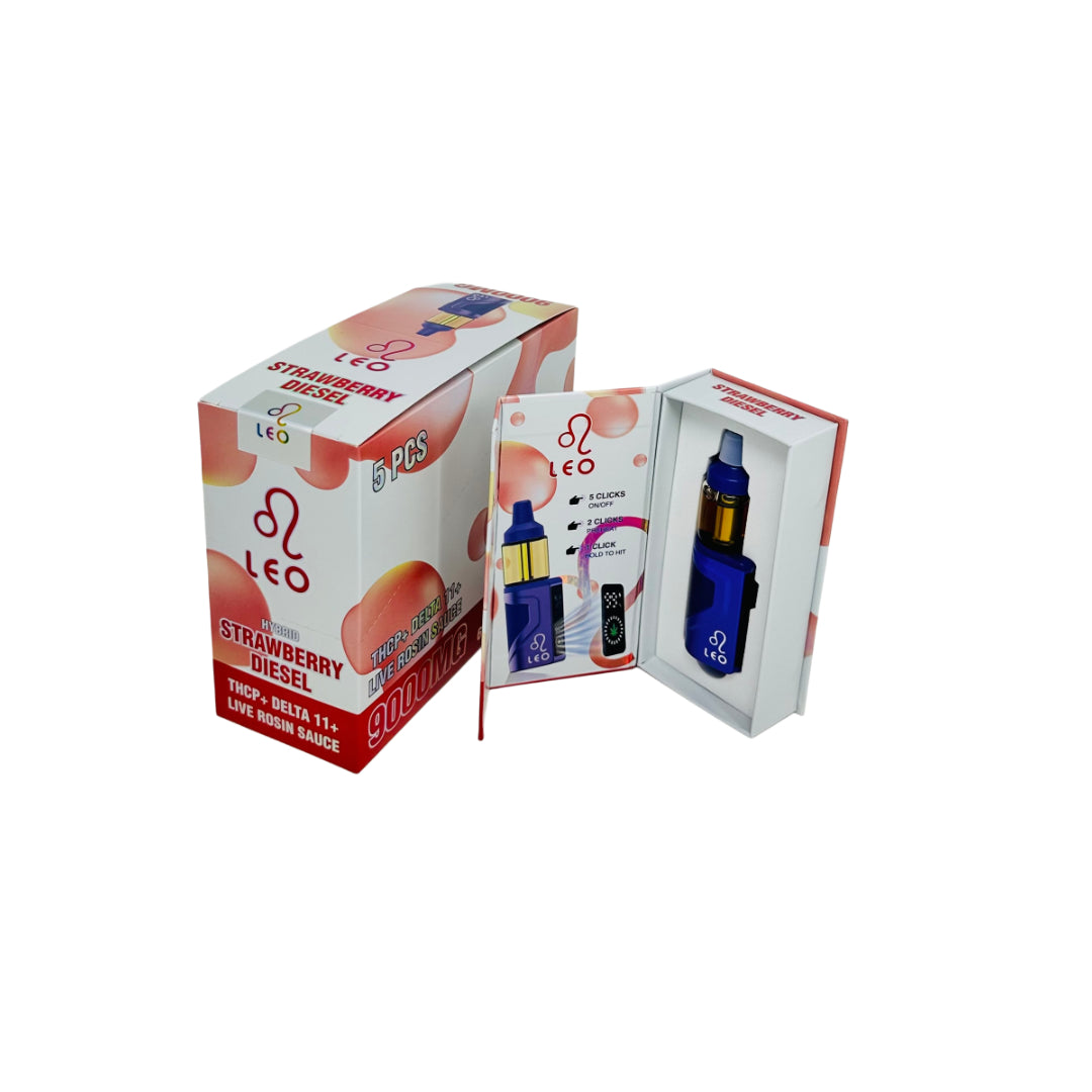 Leo ThcP+Delta 11+Live Rosin Sauce Disposable 9ml 5ct