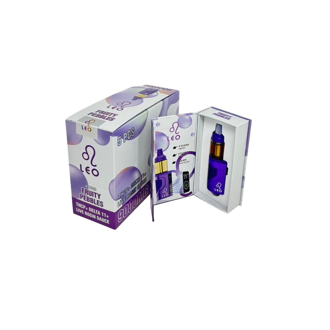 Leo ThcP+Delta 11+Live Rosin Sauce Disposable 9ml 5ct