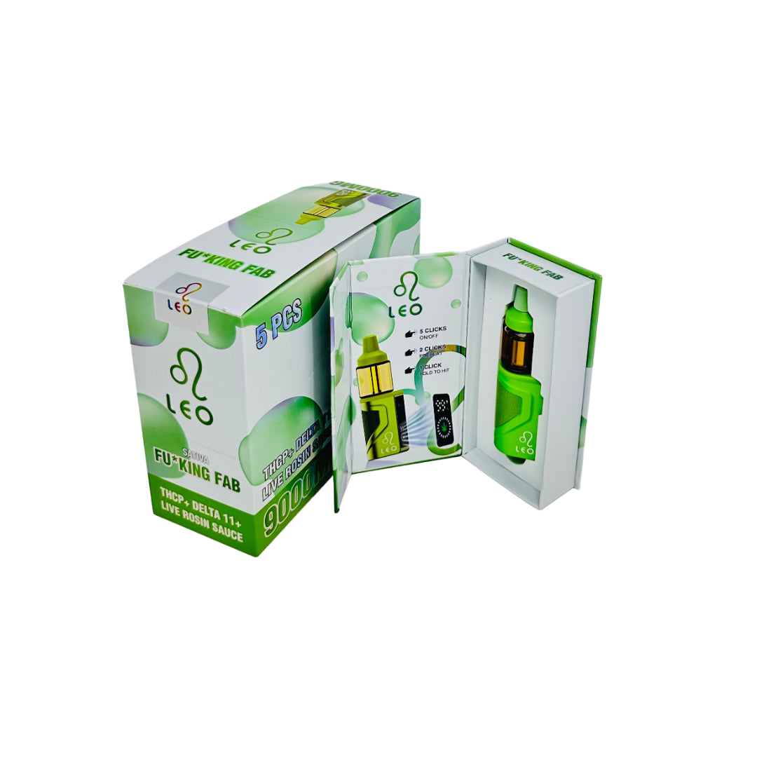 Leo ThcP+Delta 11+Live Rosin Sauce Disposable 9ml 5ct