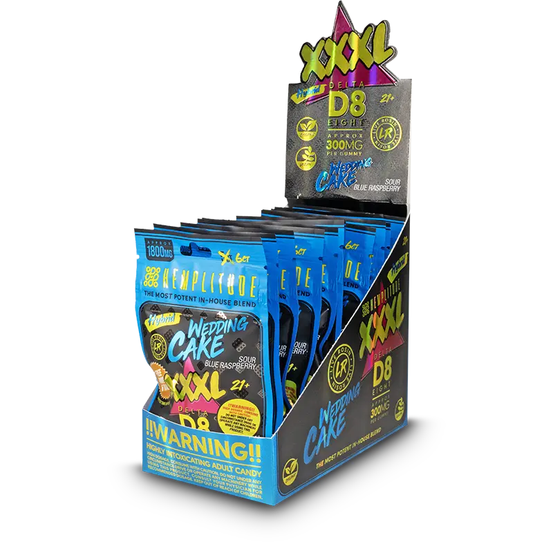 Hemplitude XXXL Gummies 1800mg 12ct