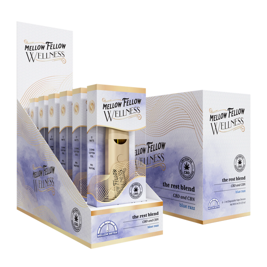 Mellow Fellow Wellness CBD Disposable 1ml 6ct