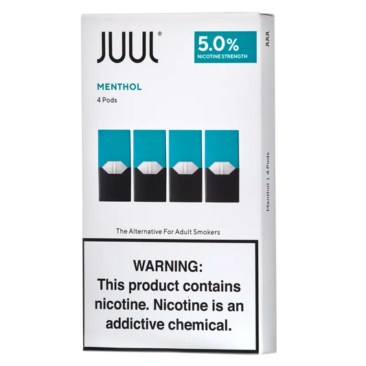 Juul pods 0.7ml 4pk  - Menthol 5% 8ct