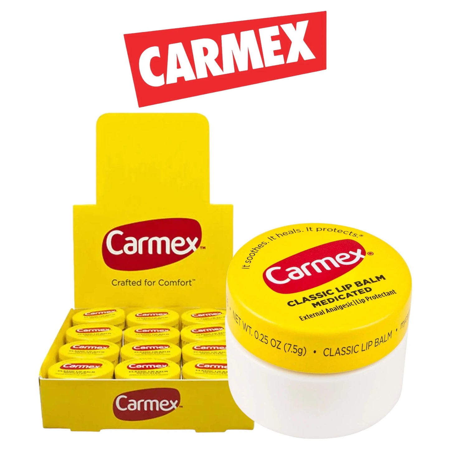 Carmex Jar 12ct Display