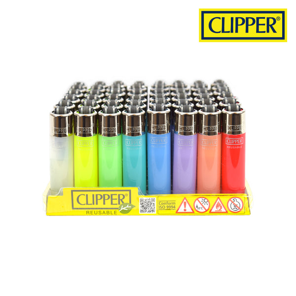 Clipper Mini Lighters 48ct - Translucent