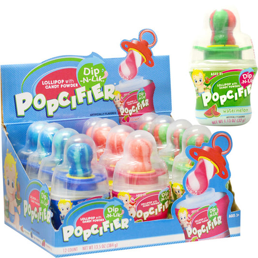 Popcifier Dip-N-Lik Candy Toy 12Ct