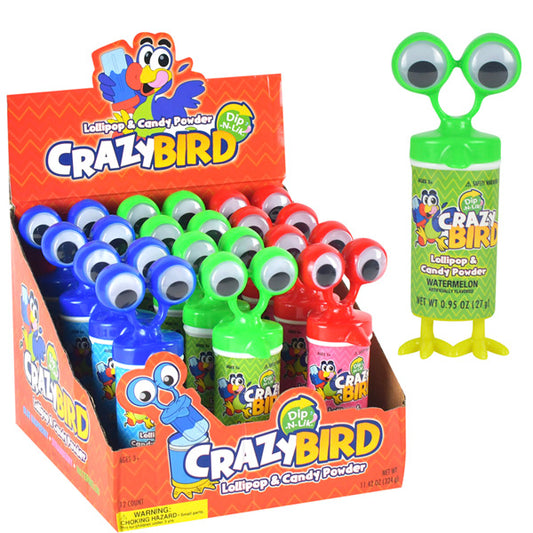 Crazy Bird Candy Toy 12Ct