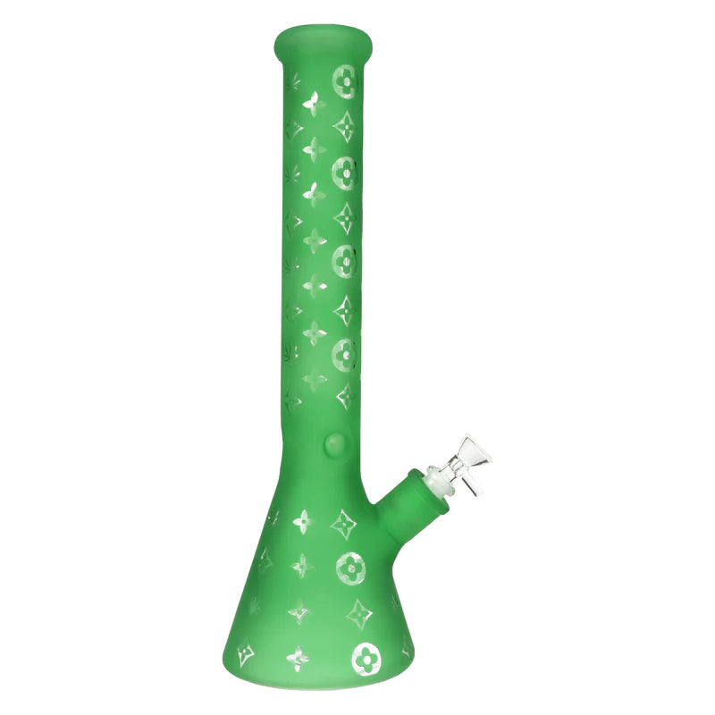 XD213 Frosted Green Designer Waterpipe