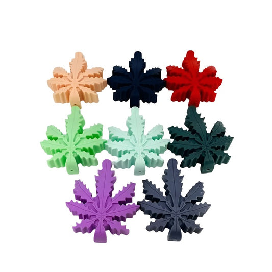 SL138 Leaf Silicone Handpipe 4"