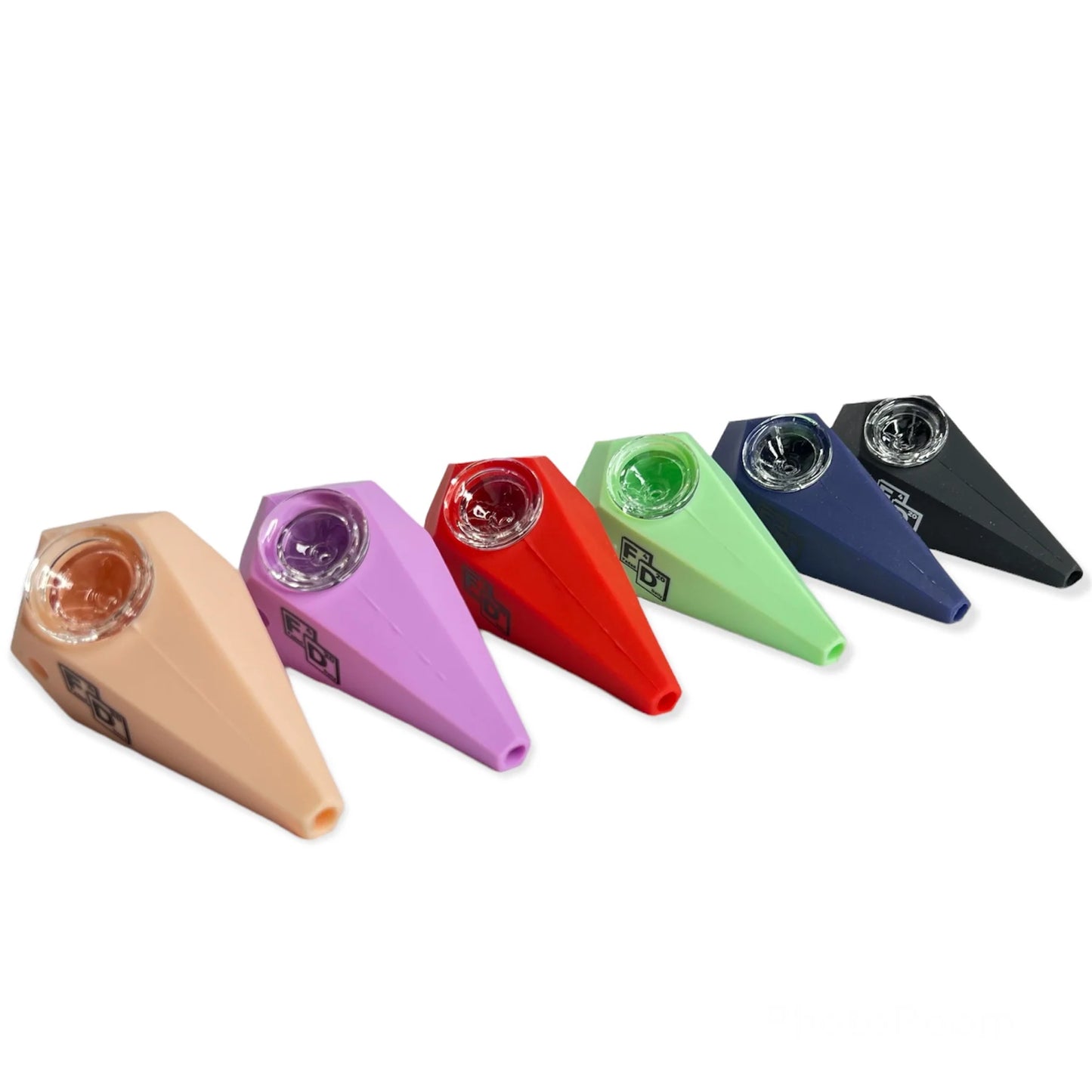 SL301 Diamond Shaped Silicone Handpipe 4"