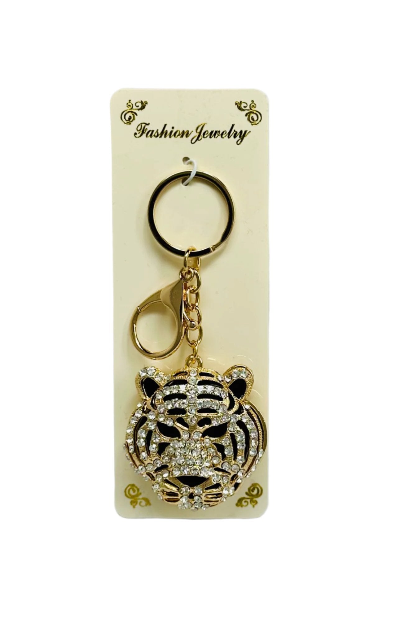 Fashion Jewelry Tiger Head Keychain