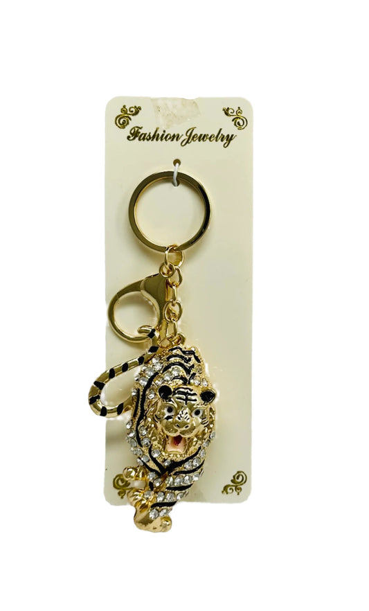 Fashion Jewelry Tiger Keychain