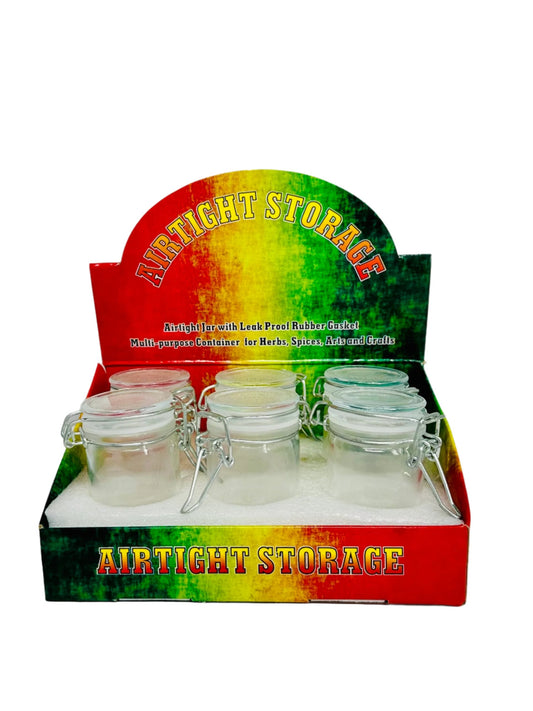 CT-01 Glass Storage Jars 6ct