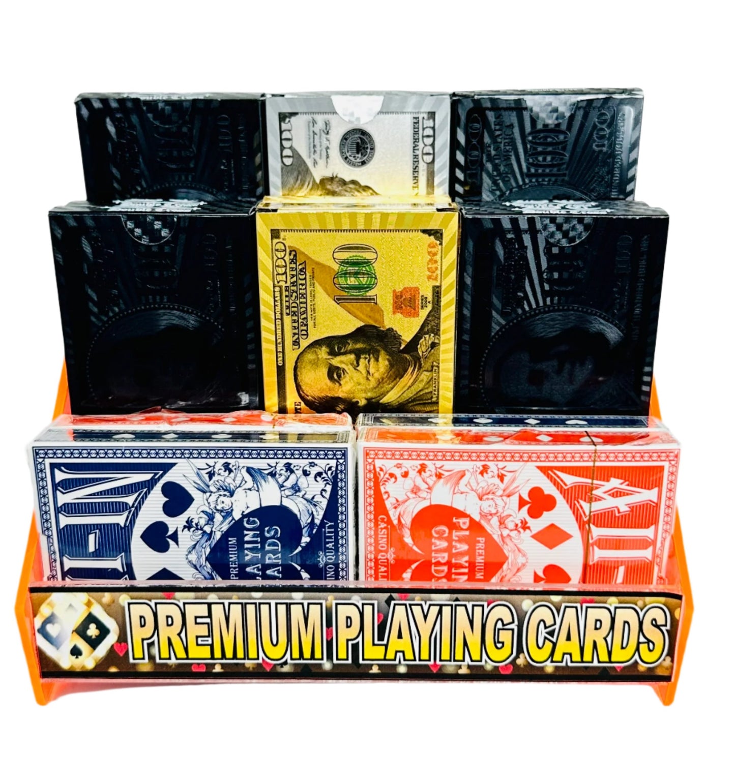 Playing Cards Display 18ct