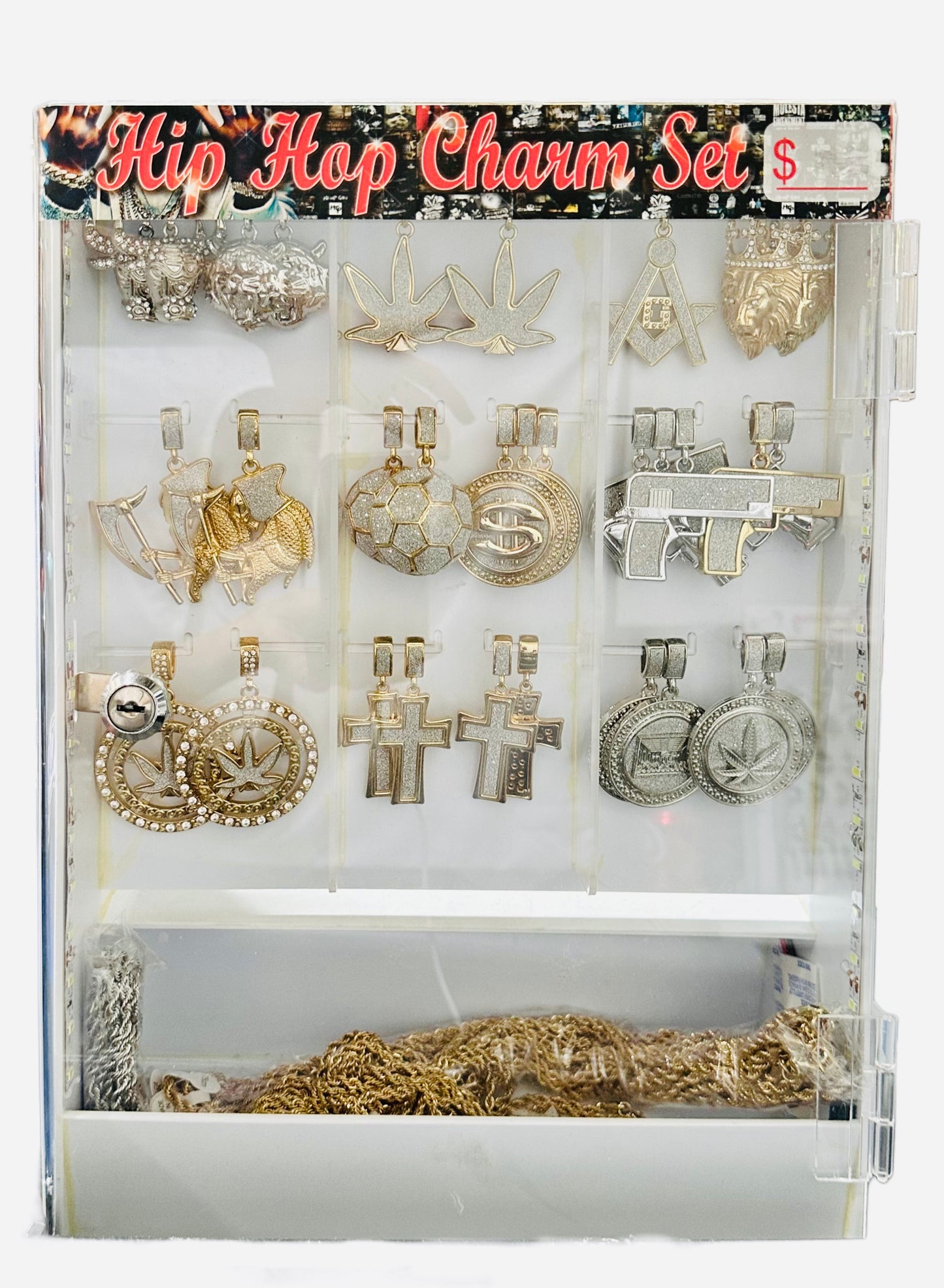 Hip Hop Charm Display Small