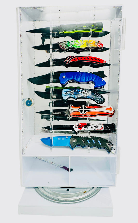 Knife Display 2 Sided With LED
