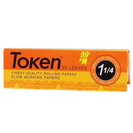 Token Rolling Papers 1 1/4 Size 72ct Jar